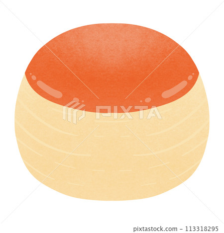 Chinese Salted Egg Yolk Pastry Cartoon Chinese Sweet Bun Cartoon illustration Stuffed Bun Cartoon Egg Yolk Bun Chinese Moon Cake Cartoon Chinese Bakery 113318295