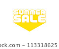 Summer sale advertising material 113318625