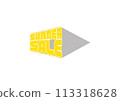 Summer sale advertising material 113318628