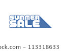 Summer sale advertising material 113318633