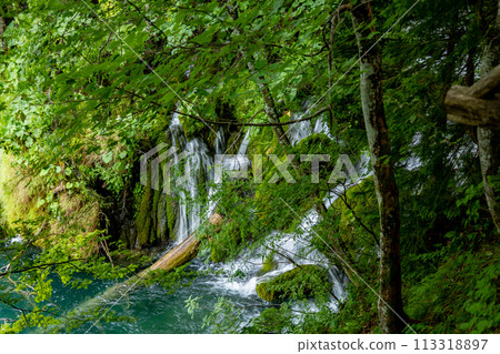 Plitvice Lakes, Croatia. Plitvice Lakes National Park, Croatia 113318897