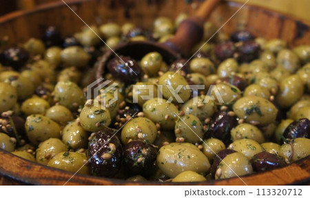 Marinated Olives 113320712