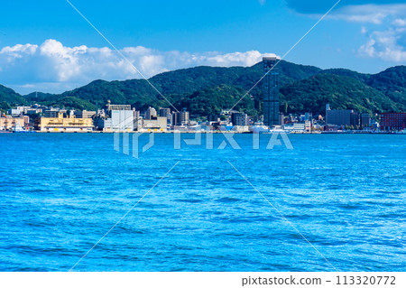 福岡縣北九州市關門海峽及門司市區 福岡縣北九州市關門海峽及門司市區 113320772