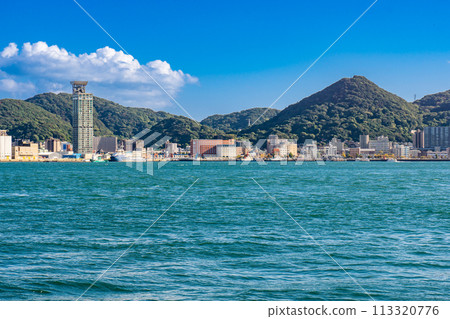 福岡縣北九州市關門海峽及門司市區 113320776