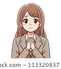 Woman asking 113320837