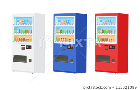 飲料自動販賣機的插圖 飲料自動販賣機的插圖 113321089