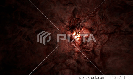 3D illustration Background for advertising and wallpaper in galaxy and space scene. 3D rendering in decorative concept. 113321163