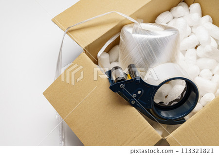 Cardboard boxes and packing materials 113321821