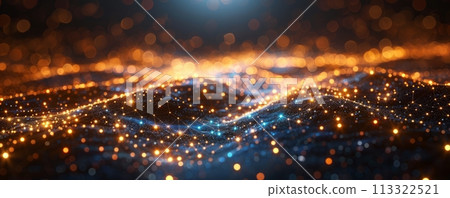 Information technology representing the futuristic big data. Into the future concept. Information technology representing the futuristic big data. Into the future concept. 113322521