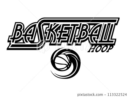 Basketball HOOP logo 113322524