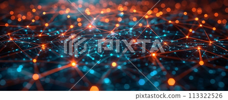 Information technology representing the futuristic big data. Into the future concept Information technology representing the futuristic big data. Into the future concept 113322526