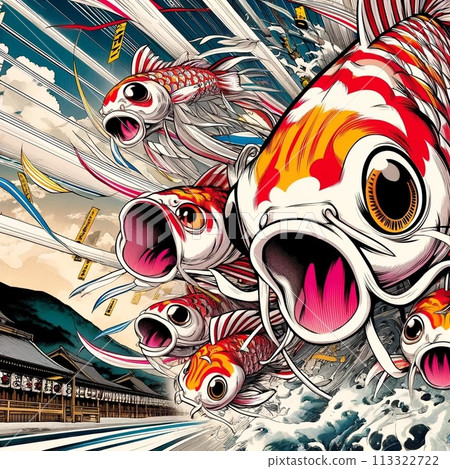 Approaching carp (carp streamers) 113322722