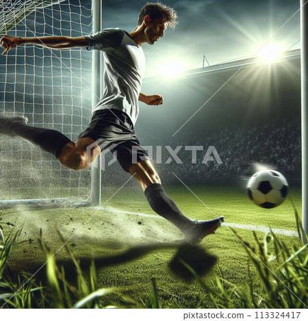 Soccer ball (AI generated) 113324417