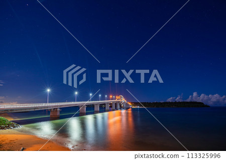 [沖繩縣]千尋橋的夜景 113325996