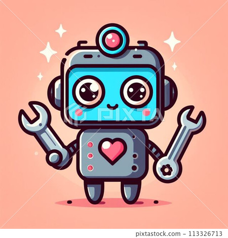 Robot illustration 2 113326713