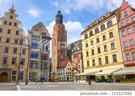 Colorful ancient architecture 113327098