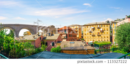 Italian town Bogliasco 113327222