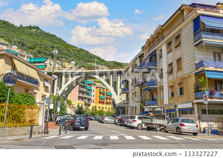 Street in Bogliasco 113327227