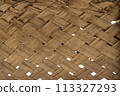 Texture palm leaf braid 113327293