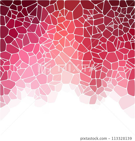 Red background in polygonal style. Mosaic. Pebbles. Vector background. eps 10 Red background in polygonal style. Mosaic. Pebbles. Vector background. eps 10 113328139
