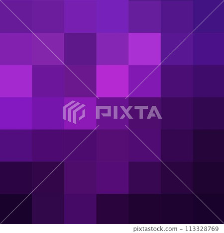 Abstract vector geometric background. template for presentation, advertising, banner, cover and more. Purple pixels. eps 10 113328769