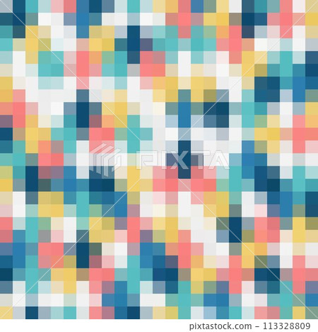 Abstract spectrum colorful bottom mosaic with white copy space. eps 10 Abstract spectrum colorful bottom mosaic with white copy space. eps 10 113328809