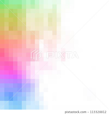 Abstract spectrum colorful bottom mosaic with white copy space. eps 10 Abstract spectrum colorful bottom mosaic with white copy space. eps 10 113328812
