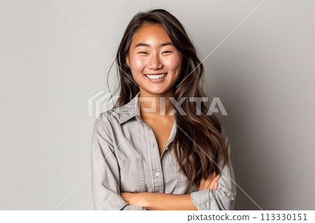 Confident female entrepreneur. 113330151