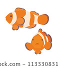 可愛的小丑魚圖 113330831