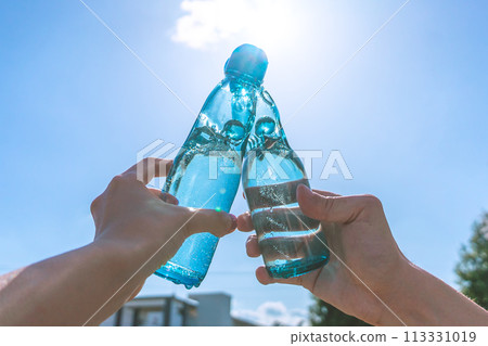Ramune bottle, toast, date 113331019