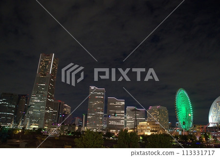 橫濱港未來的夜景 113331717