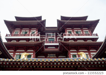 The Buddha Tooth Relic Temple and Museum, a Buddhist temple and museum complex located in the Chinatown district of Singapore 113332223