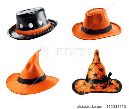 Halloween Hats, Generative AI 113332250