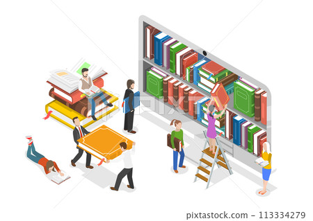 3D Isometric Flat Conceptual Illustration of... - Stock Illustration ...