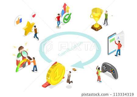 3D Isometric Flat Conceptual Illustration of... - Stock Illustration ...