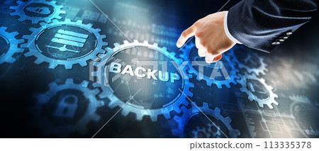 Backup Storage Data Technology Business concept. Software hardware infrastructure Backup Storage Data Technology Business concept. Software hardware infrastructure 113335378