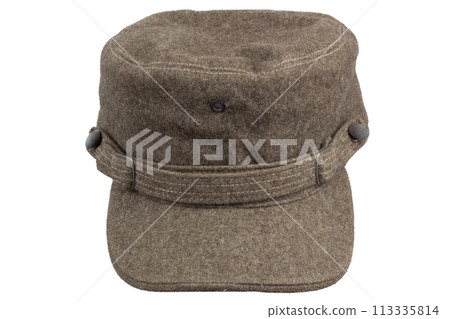 vintage army winter uniform cap 113335814
