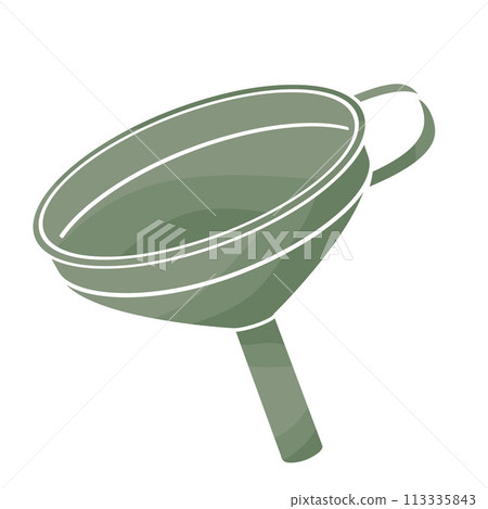 plastic food funnel color vector illustration plastic food funnel color vector illustration 113335843