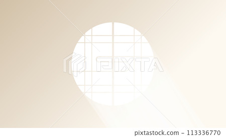 Bright window light vector background 113336770