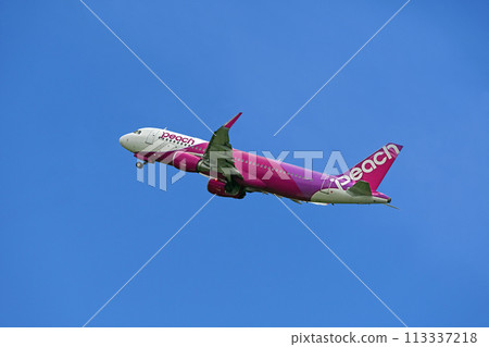 桃子A320-13VA 起飛爬升 113337218