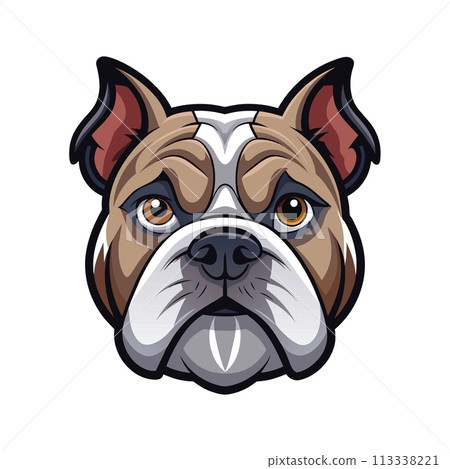 English Bulldog Icon Design: 3D Vector Illustration Clipart Isolated for Timeless Logo Branding English Bulldog Icon Design: 3D Vector Illustration Clipart Isolated for Timeless Logo Branding 113338221
