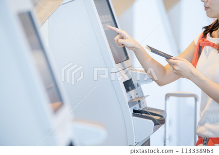Airport check-in 113338963