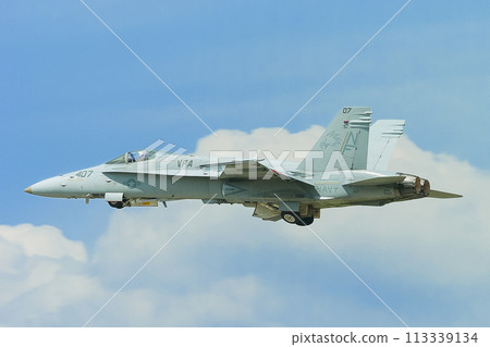 US Navy F/A-18C Hornet taking off 113339134