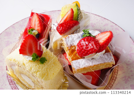 草莓可愛蛋糕 113340214