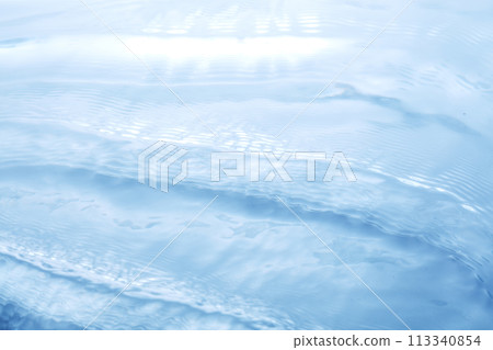 Moving, transparent water and water surface Moving, transparent water and water surface 113340854