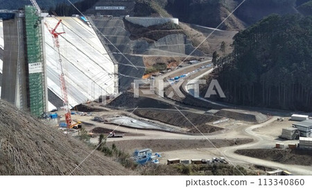 The construction site of Namama Dam (April 2024) The construction site of Namama Dam (April 2024) 113340860