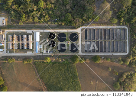 Recycled water plant factory 113341943