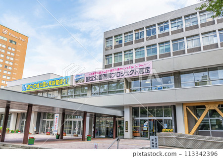 北海道釧路市釧路市政廳陽光明媚的日子 北海道釧路市釧路市政廳陽光明媚的日子 113342396