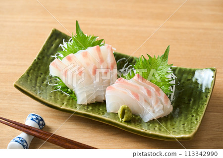 紅鯛魚生魚片 113342990