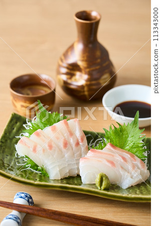 Red snapper sashimi Red snapper sashimi 113343000